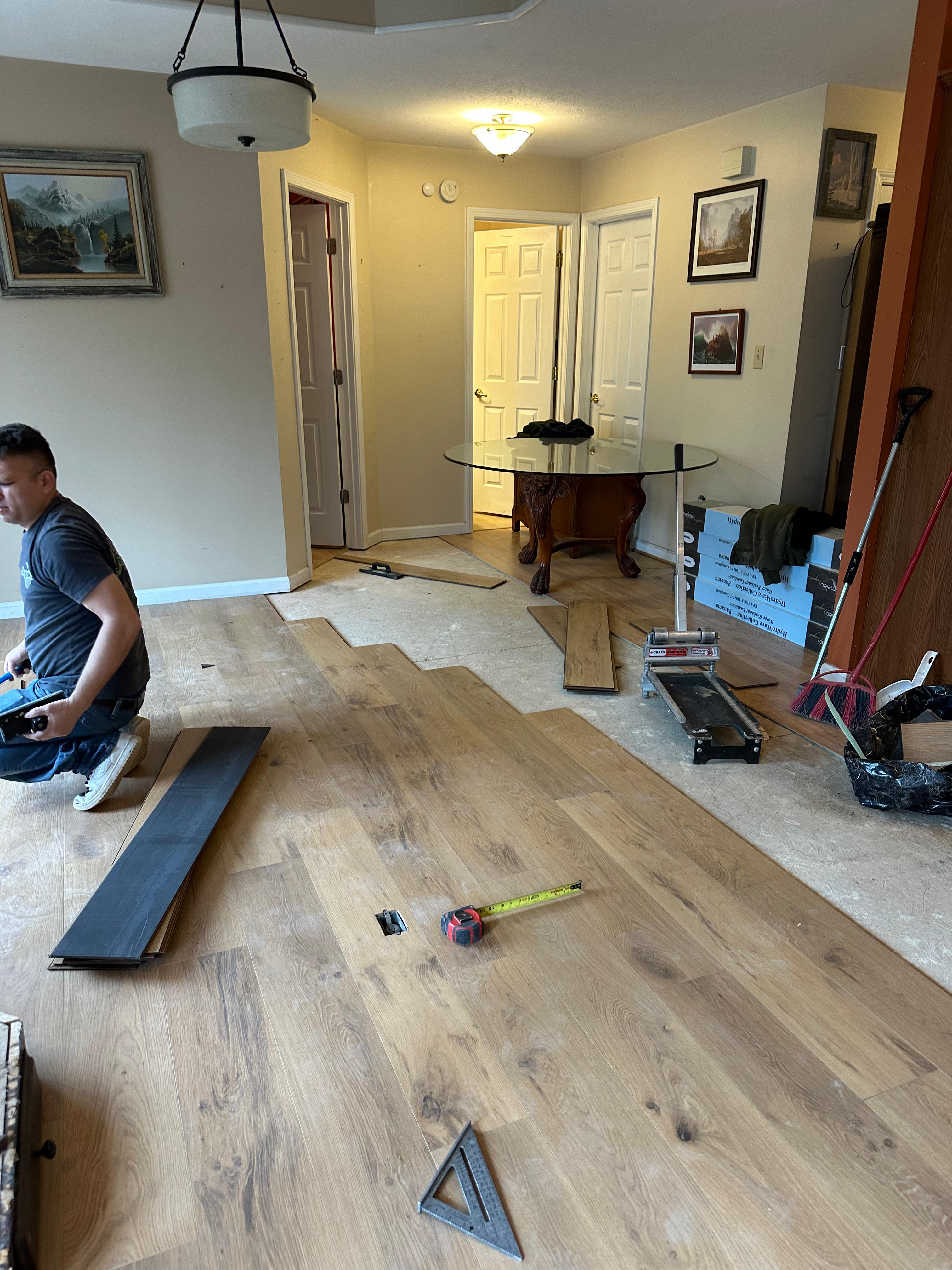Laminate Flooring project