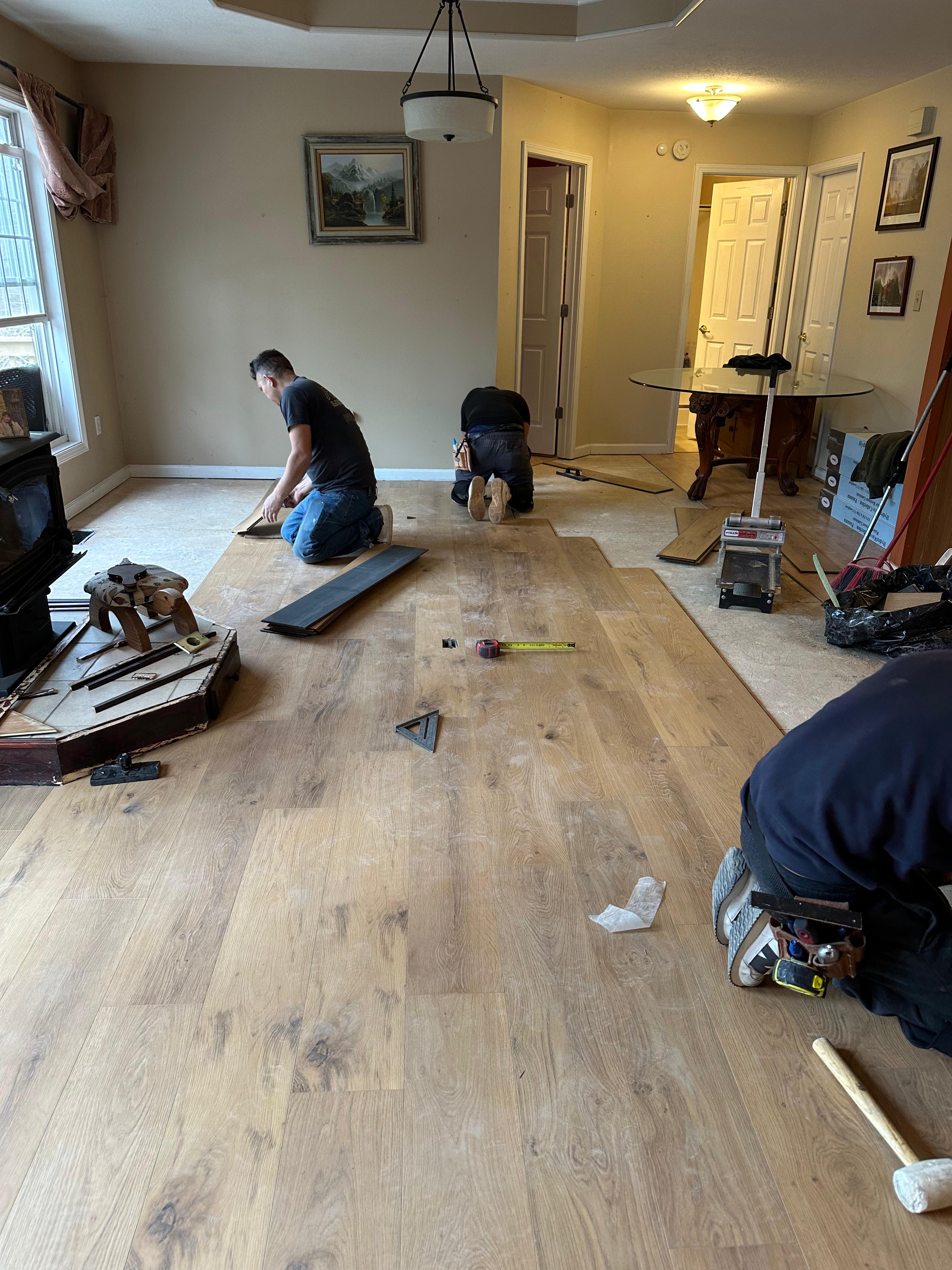 Laminate Flooring project